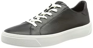ECCO Sneakersy Street Tray W 29114301001 Czarny - Sneakersy damskie - miniaturka - grafika 1