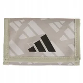 Portfele - Portfel adidas Linear G JV5308 beżowy one size - miniaturka - grafika 1