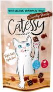 Mleko dla kociąt i szczeniąt - Catessy Crunchy Snacks, 65 g - Z łososiem, krewetkami i pstrągiem - miniaturka - grafika 1