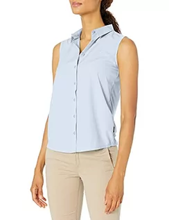 Bluzki damskie - Jack Wolfskin Sonora Sleeveless Shirt damska szybkoschnąca bluzka bez rękawów niebieski niebieski (Ice Blue) X-L 1403261-447-X-Large - grafika 1