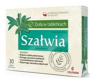 Colfarm Szałwia 30 szt. - Suplementy naturalne - miniaturka - grafika 1