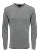 Swetry męskie - ONLY & SONS Sweter "Garson" w kolorze szarym - miniaturka - grafika 1