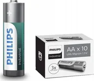 Baterie i akcesoria - Philips PHILIPS batteri industrial alkaline AA 10-pak - 2073832 - miniaturka - grafika 1