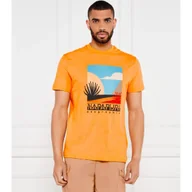Koszulki męskie - Napapijri T-shirt S-ARBIA Regular Fit - miniaturka - grafika 1