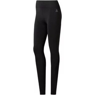 Legginsy damskie Reebok Wor Myt Seamless Tight czarne DP6710 - Legginsy - miniaturka - grafika 1