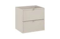 Szafki łazienkowe - Szafka łazienkowa pod umywalkę Comad Bella 60 cm kaszmirowy mat 82-60-46-2S - miniaturka - grafika 1