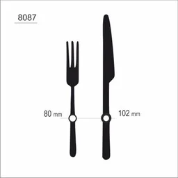 Wskazówki zegarowe sztucce W8087/102mm - Akcesoria do zegarków - miniaturka - grafika 1