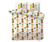 Pościel - Pościel holenderska Sleeptime Pineaplle White 200x220 - miniaturka - grafika 1