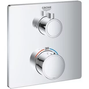 Grohe GROHE 24075000 termostat-bateria prysznicowa, chrom - Baterie wannowe i prysznicowe - miniaturka - grafika 2
