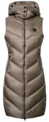 Kamizelki jeździeckie - Covalliero Kamizelka długa damska - taupe - miniaturka - grafika 1