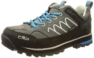Buty trekkingowe damskie - CMP Damskie buty trekkingowe Moon Low Trekking Wp Walking, graffite-hawajskie, 36 EU - miniaturka - grafika 1