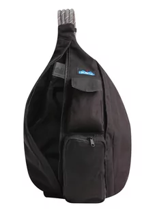 Plecak Na Jedno Ramię Kavu Rope Bag - Black - Plecaki szkolne i tornistry - miniaturka - grafika 1