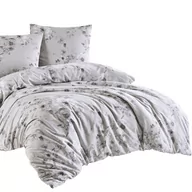 Pościel - Pościel satyna bawełniana EXCLUSIVE PAREDES 200x220 Darymex beżowa szara kwiaty - miniaturka - grafika 1