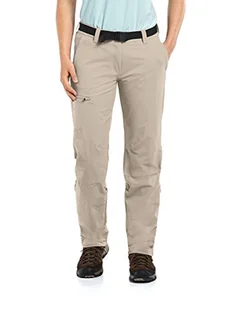 Maier Sports Damskie spodnie trekkingowe Lulaka beżowy szary (Feather Gray) 84 232001 - Spodnie damskie - miniaturka - grafika 1