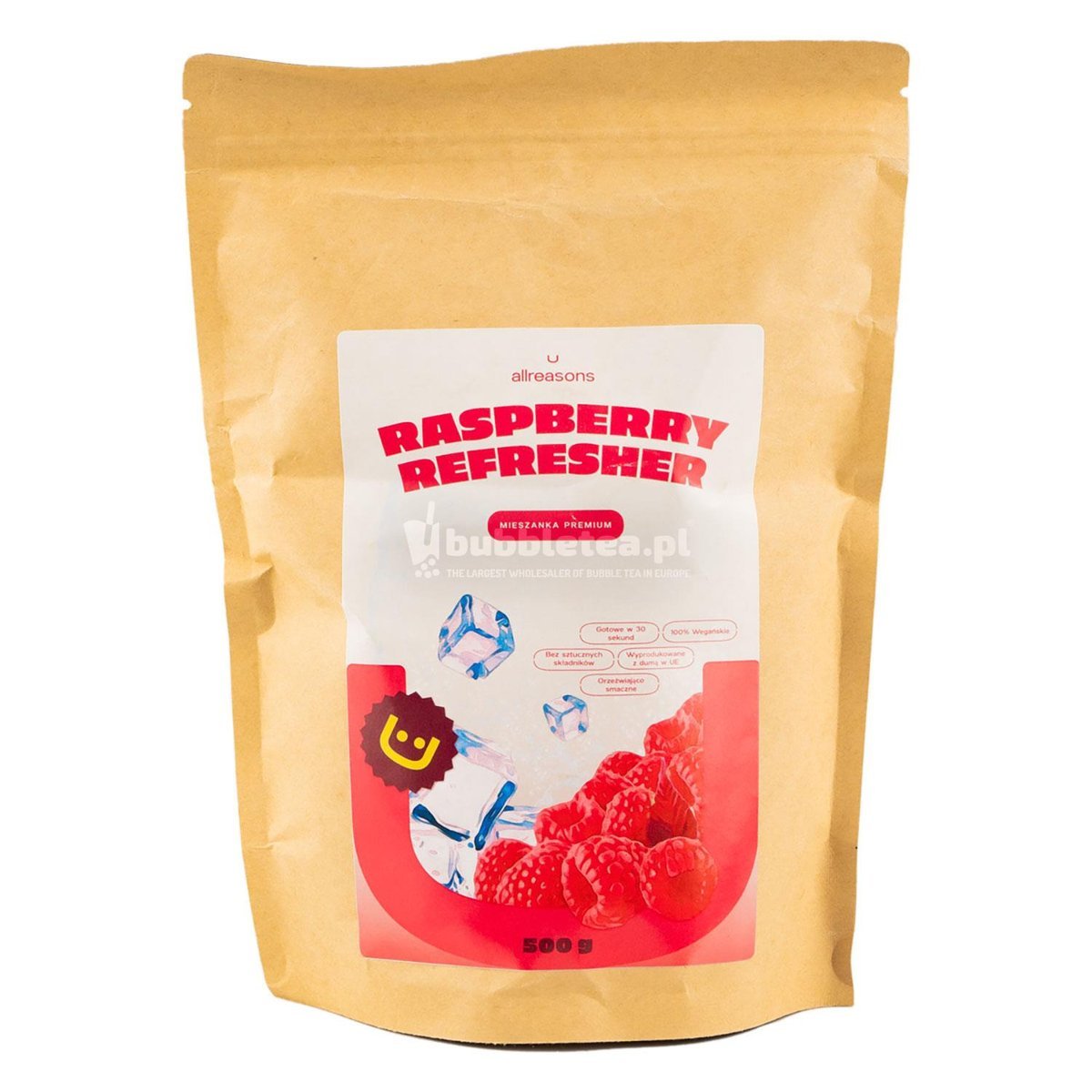 Raspberry Refresher Bag 500g Malina