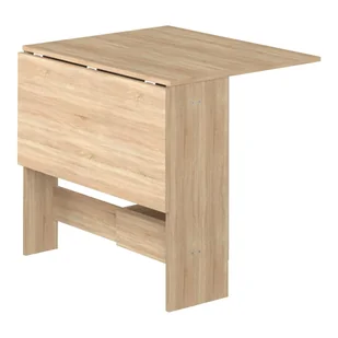 Rozkładany stół w dekorze dębu 76x28 cm Papillon – TemaHome - Stoły - miniaturka - grafika 1
