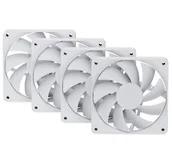 Wentylatory komputerowe - Wentylator Hyte HYTE FA12 Wentylator 4er Pack - 120mm Snow White FAN-HYTE-FA12-WW-4 - miniaturka - grafika 1