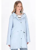 Kurtki i kamizelki sportowe damskie - Schmuddelwedda Płaszcz przeciwdeszczowy w kolorze błękitnym - miniaturka - grafika 1