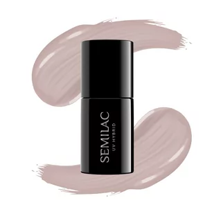 Semilac UV LAKIER HYBRYDOWY 7 ML BUSINESS LINE NR 220 NUGAT BEIGE - Lakiery hybrydowe - miniaturka - grafika 1