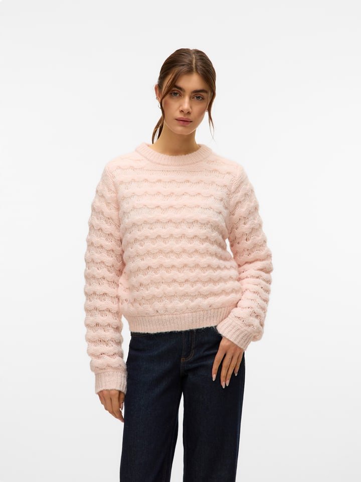 Vero Moda Sweter w kolorze jasnoróżowym