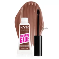 Akcesoria i kosmetyki do stylizacji brwi - NYX Professional Makeup - THE BROW GLUE - INSTANT BROW STYLER - Klej do stylizacji brwi - 5 g - MEDIUM BROWN - miniaturka - grafika 1