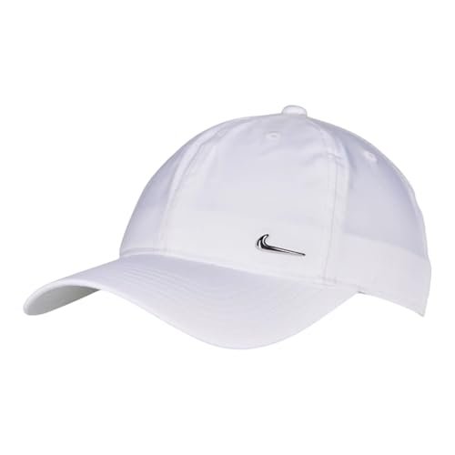 Nike Unisex plecak dziecięcy Nan Dri-fit Metal Swoosh Club, biały, m