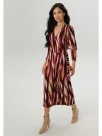 Sukienki - Aniston Sukienka w kolorze bordowo-beżowo-jasnobrązowym - miniaturka - grafika 1