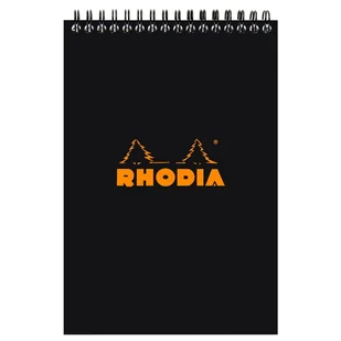 Notatnik Rhodia A5, kratka, czarny - Notesy i bloczki - miniaturka - grafika 1