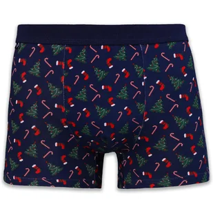 Bokserki męskie bawełniane szorty z motywem świąteczne -xxl - Majtki męskie - miniaturka - grafika 1