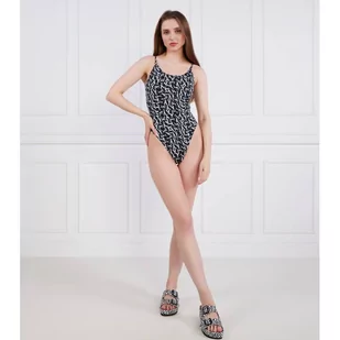 Calvin Klein Swimwear Strój kąpielowy CK MONOGRAM-S SCOOP ONE PIECE-PRINT - Stroje kąpielowe - miniaturka - grafika 1