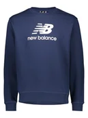 Bluzy męskie - New Balance Bluza "Essentials" w kolorze granatowym - miniaturka - grafika 1