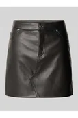Spódnice - Spódnica mini z imitacji skóry model KATE - Noisy May - miniaturka - grafika 1