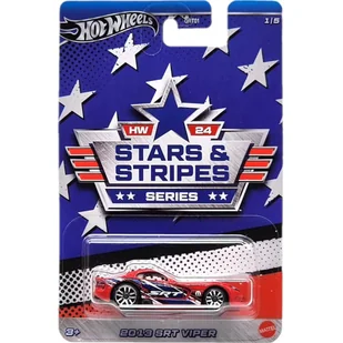 HOT WHEELS STARS AND STRIPES SERIES 2024 AUTKO SAMOCHÓD 2013 SRT VIPER 1/5 - Samochody i pojazdy dla dzieci - miniaturka - grafika 1