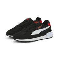 Buty trekkingowe dziecięce - Młodzieżowe buty sportowe Graviton PUMA Black White Red - miniaturka - grafika 1