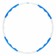 Pozostały sprzęt i akcesoria do ćwiczeń - One Fitness HHP090 BLUE-WHITE HULA HOP 0,4KG 90CM - miniaturka - grafika 1