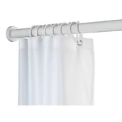 Akcesoria łazienkowe - Biały drążek teleskopowy do łazienki Wenko Luz, dł. 70-115 cm - miniaturka - grafika 1