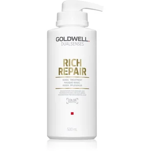 Goldwell DUALSENSES RICH REPAIR 60-sekundowa kuracja do włosów zniszczonych 500ml 0000050154 - Olejki do ciała i włosów - miniaturka - grafika 1