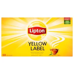 Unilever Herbata czarna Lipton Yellow Label Ex50 - Herbata - miniaturka - grafika 2