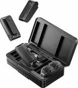 Mikrofony komputerowe - Mikrofon Ulanzi Mikrofon Bezprzewodowy Na Usb Usb-c Type-c I Mini Jack 3.5mm / Ulanzi A100 - miniaturka - grafika 1