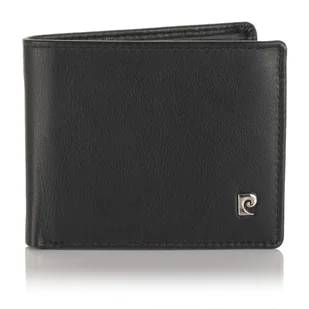 Portfel męski Pierre Cardin z metalowym logo YS603 8825 - Portfele - miniaturka - grafika 1