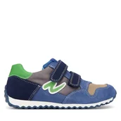 Buty dla dziewczynek - Sneakersy Naturino Sammy 2 Vl. 2016558-02-2C85 S Granatowy - miniaturka - grafika 1