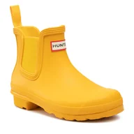 Kalosze damskie - Kalosze Hunter Original Chelsea WFS2078RMA Żółty - miniaturka - grafika 1