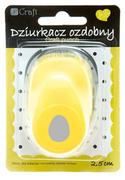 Przybory szkolne - Craft DP DZIURKACZ OZDOBNY 2,5 CM JAJKO - miniaturka - grafika 1