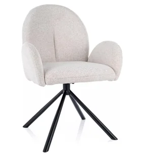 Krzesło Planet Raven Czarny / Beż 22 - Krzesła - miniaturka - grafika 1