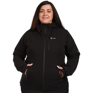 Kilpi Valera, kurtka narciarska, plus size, damskie, czarny - Kurtki narciarskie - miniaturka - grafika 1
