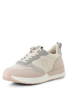 Tamaris - Tenisówki damskie, beżowy|różowy|wielokolorowy - Trampki damskie - miniaturka - grafika 1