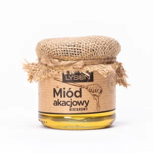 LYSON ŁYSOŃ Miód akacjowy w słoiku twist off, 250g - Miód - miniaturka - grafika 1