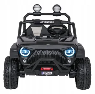 Auto na akumulator Pojazd Terenowy PASSION 4x4 Czarny 4x200W - Pojazdy elektryczne dla dzieci - miniaturka - grafika 1