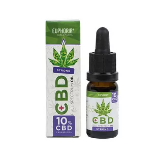 Olejek CBD 10% Strong 10ml Euphoria - Suplementy naturalne - miniaturka - grafika 1
