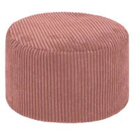 Pufy i podnóżki - Pufa Sit&Style Velvet ciemnoróżowa śr. 45 cm - miniaturka - grafika 1